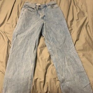 Abercrombie the 90s straight ultra high rise jeans